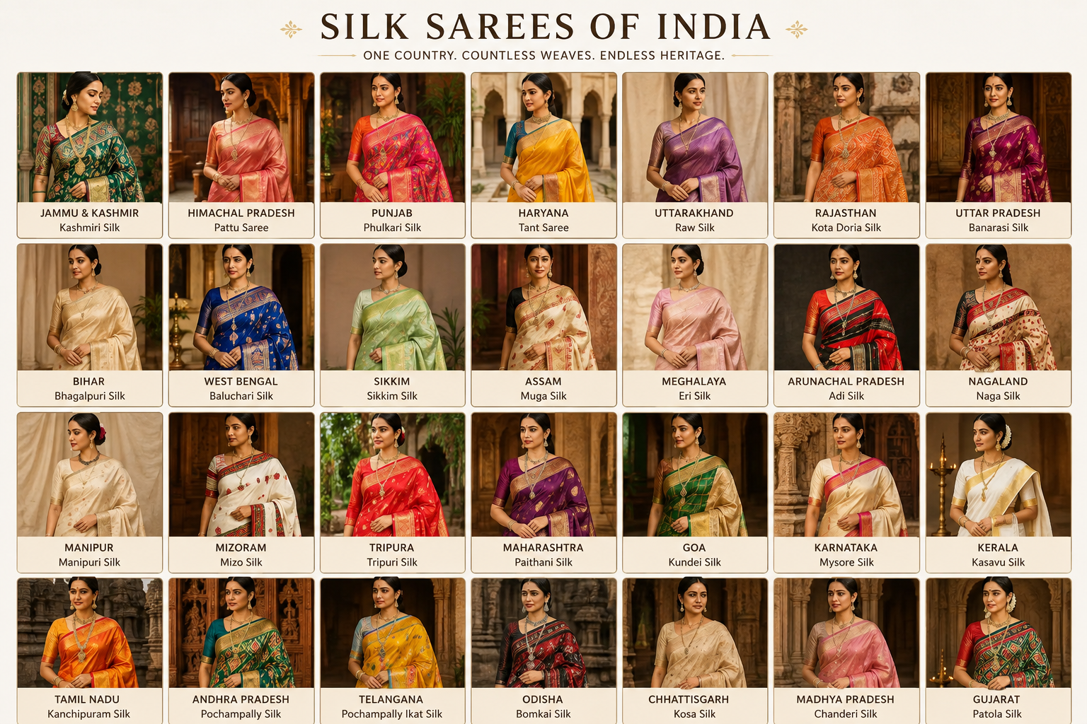 Silk saree heritage